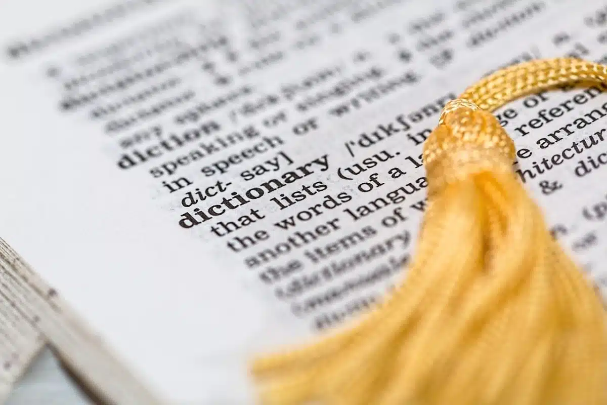 dictionary, reference book, learning