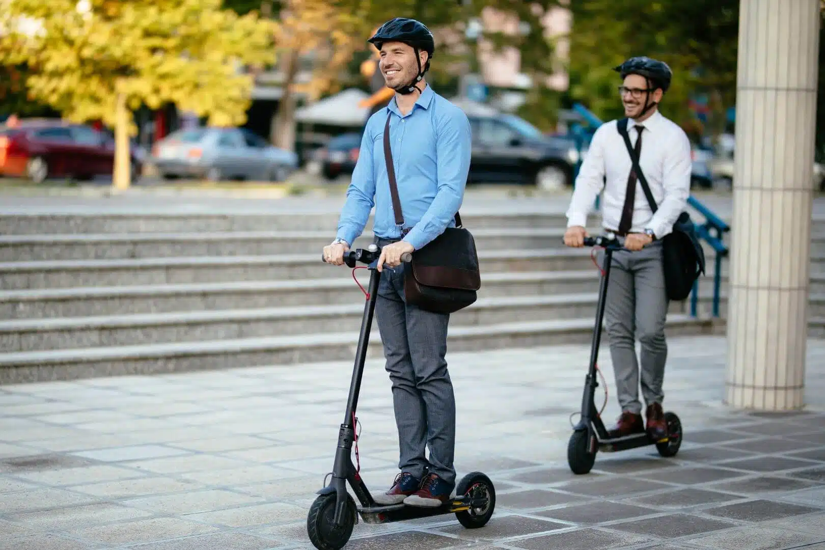 port du casque en trottinette 