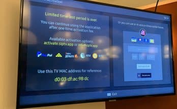 ipTV sur une Smart TV Samsung