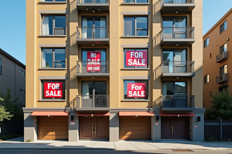 Immeuble en vente avec panneaux pour sale et no plus louer